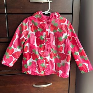 Crazy 8 Strawberry Raincoat